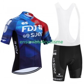 Tenue Maillot + Cuissard à Bretelles Fdj Suez 2024